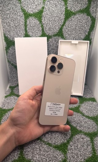 iPhone 16 Pro Max 256GB Oro - Come Nuovo BATT 100%