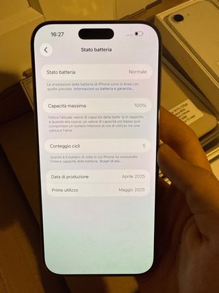 iPhone 16 Pro Max 256GB Oro - Come Nuovo BATT 100%
