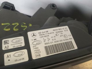 Mercedes 52276 faro a2048204761 clase glk (bm 204)