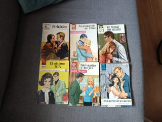 50 novelas románticas vintage Lote Corín Tellad