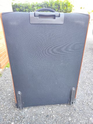 Valigia Samsonite grande tessuto nera