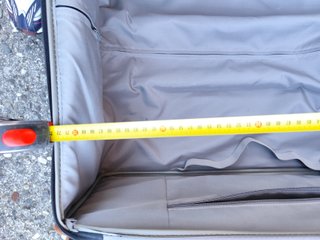Valigia Samsonite grande tessuto nera