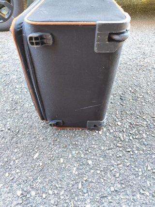 Valigia Samsonite grande tessuto nera