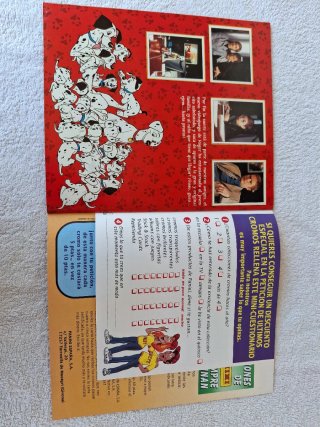 Álbum 101 Dálmatas Completo Panini