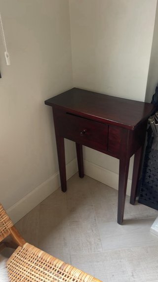 Mueble auxiliar madera teka con cajón