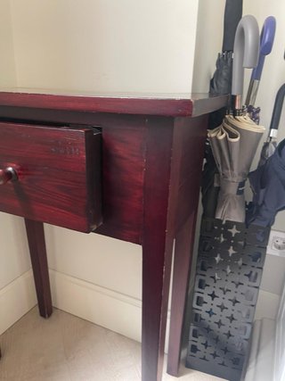 Mueble auxiliar madera teka con cajón