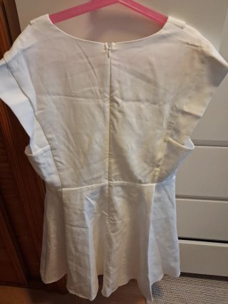Vestido blanco fiesta talla S