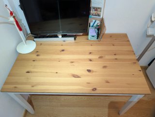 Mesa Comedor Lerhamn Ikea Madera Blanca