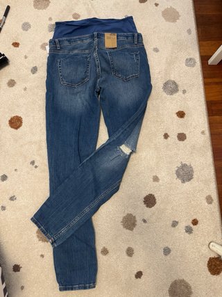 Pantalón premamá vaquero roto