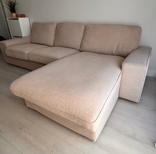 Sofá 3 plazas KIVIK Hillared Beige - IKEA