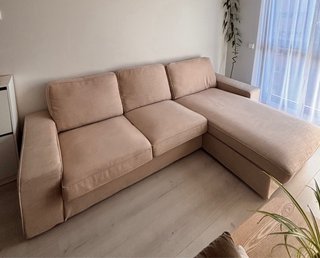 Sofá 3 plazas KIVIK Hillared Beige - IKEA
