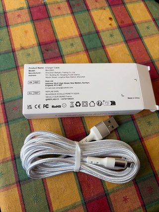 Cable Lightning Trenzado REPLAB 2m