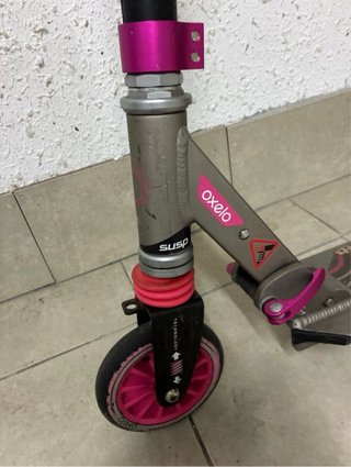 Patinete infantil Oxelo rosa