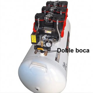 Compresor silencioso 6HP 200L sin mantenimiento