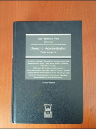 Libro Derecho Administrativo. Parte especial.