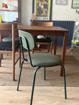 Mesa de Comedor Madera Pino Ikea + 2 Sillas