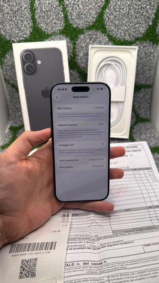 iPhone 17 256GB Nero - Batteria 100% GAR. KASKO