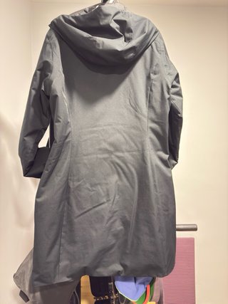 Parka Larga Columbia Mujer Negra
