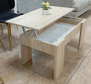 Mesa De Centro "Cambria", Tapa Elevable. ¡Oferta!
