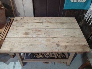 Mesa rústica madera Siglo XIX