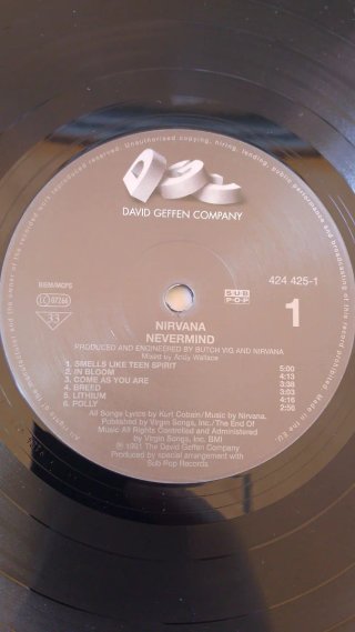 Nirvana Nevermind vinile