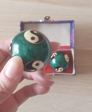 Bolas chinas de meditación Yin Yang