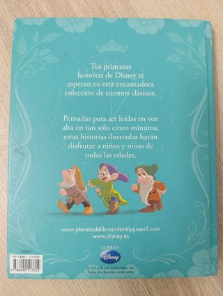 Libro Princesas Disney Cuentos de 5 minutos