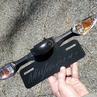 Suporte de Placa Ninja 400 Kawasaki