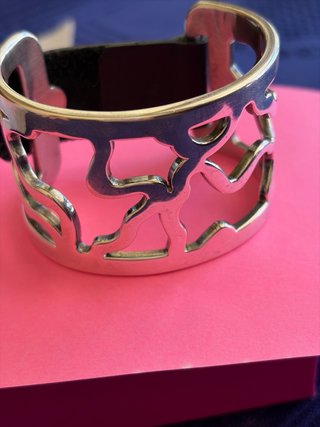 Pulsera ancha Tous plata