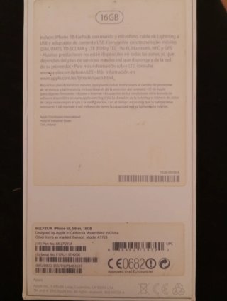iPhone SE Apple Plata/Blanco