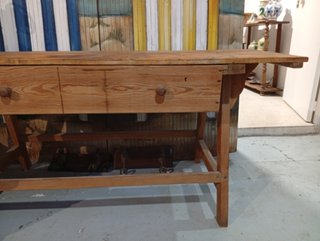 Mesa tocinera grande de matanza