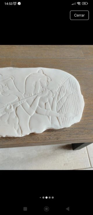 Relieve Egipcio Alabastro Natural