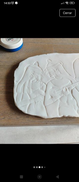 Relieve Egipcio Alabastro Natural