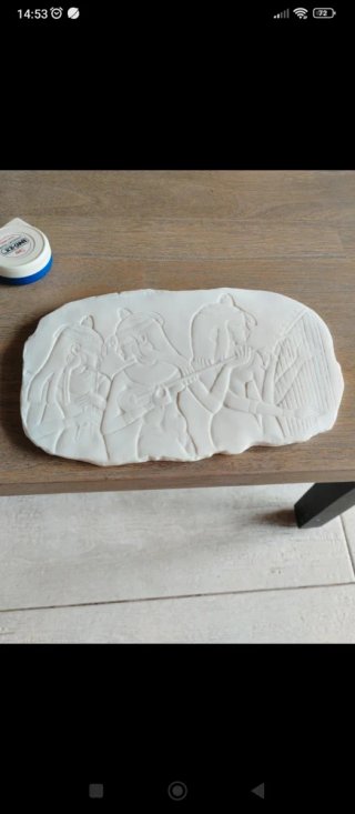 Relieve Egipcio Alabastro Natural