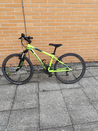 Bicicleta Rockrider Verde Neón