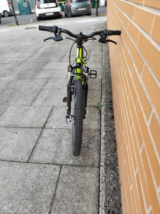 Bicicleta Rockrider Verde Neón
