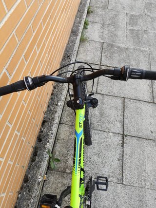 Bicicleta Rockrider Verde Neón