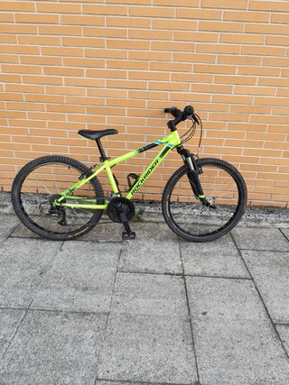 Bicicleta Rockrider Verde Neón