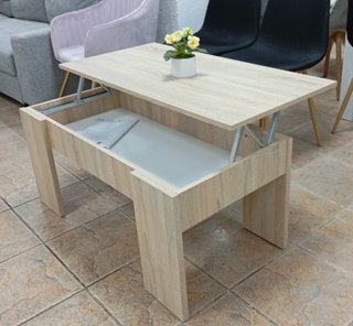 Mesa De Centro "Cambria", Tapa Elevable. ¡Oferta!