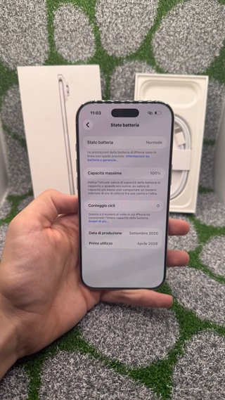 iPhone 17 Air 256GB Bianco - Nuovo Solo attivato