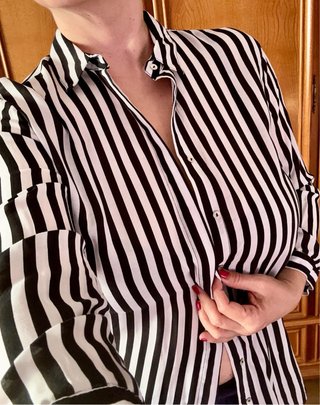 Camisa Stradivarius Rayas