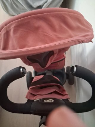Triciclo Carrito Bebé Rosa