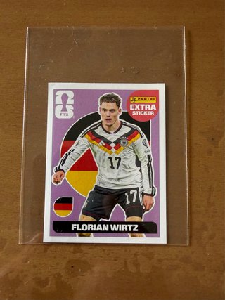 Cromo Florian Wirtz Panini Extra Sticker Mundial