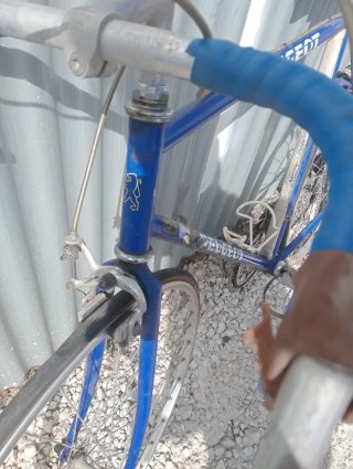 Bicicleta Vintage Peugeot Azul
