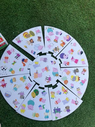 Lote de 4 juegos y peluche Peppa Pig