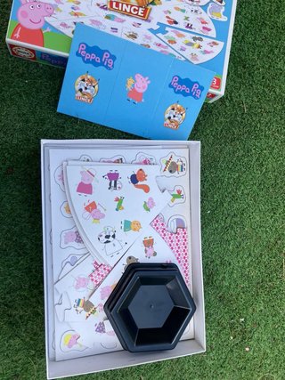 Lote de 4 juegos y peluche Peppa Pig