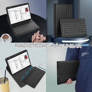 Funda teclado iluminado inalámbrico portátil