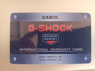 Reloj G-Shock plateado y azul