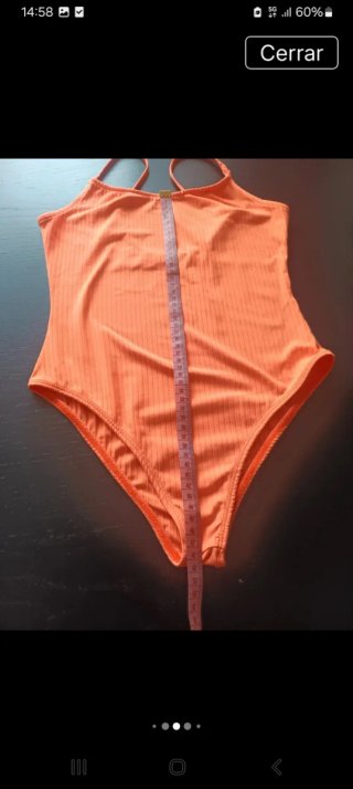 Body ",Pull&Bear "naranja canalé