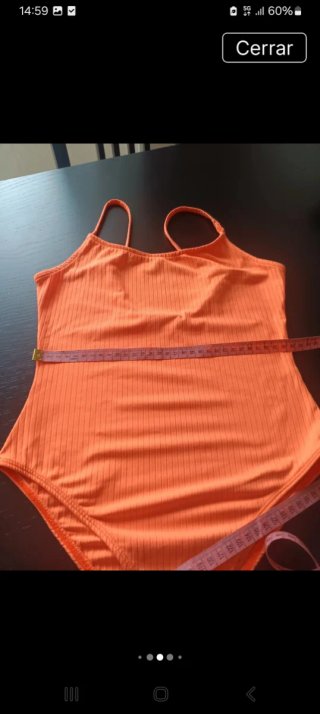 Body ",Pull&Bear "naranja canalé